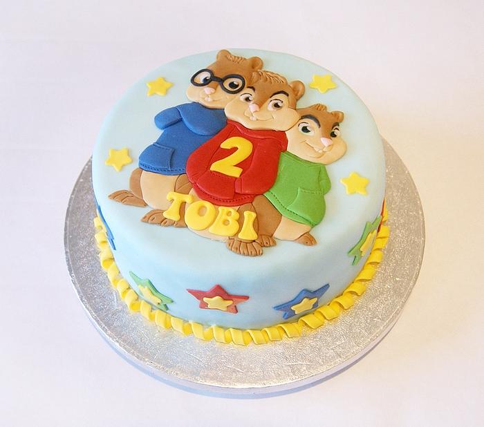 Alvin and the Chipmunks cake