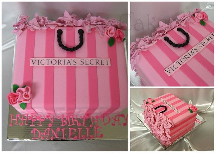 Victoria's Secret bag cake
