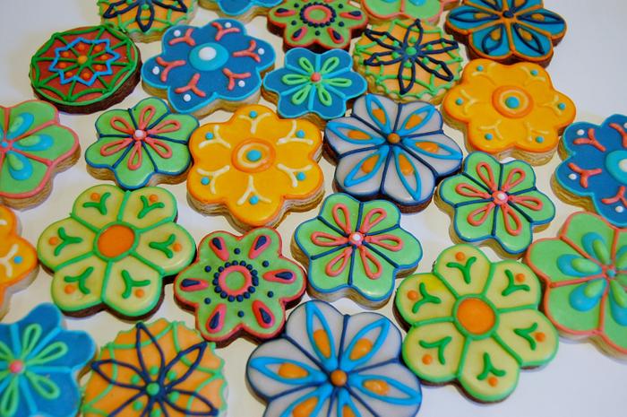Church themed wedding cookies