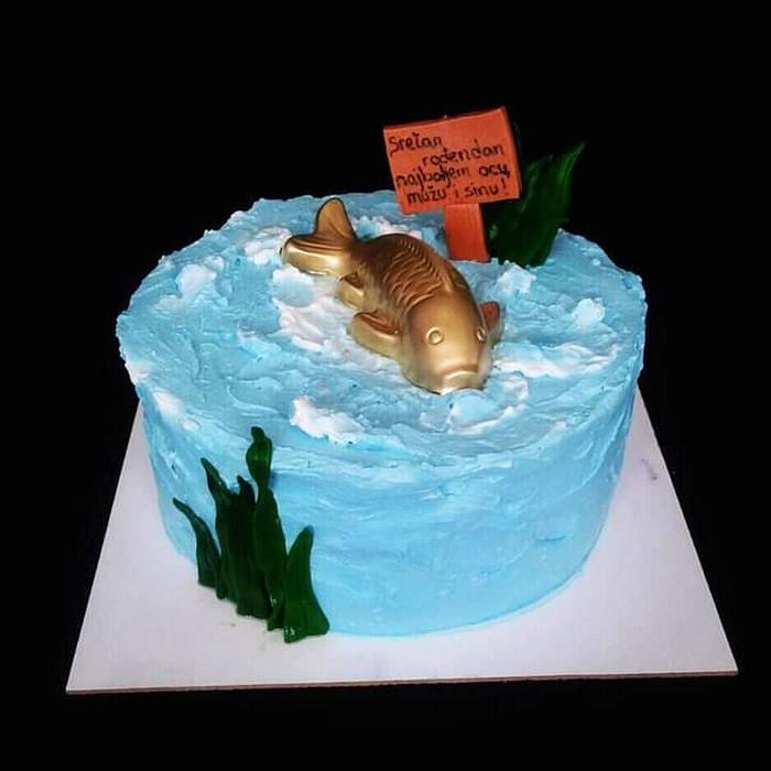 Fish and sea cake