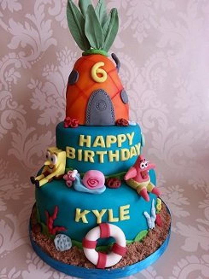 Spongebob Birthday cake