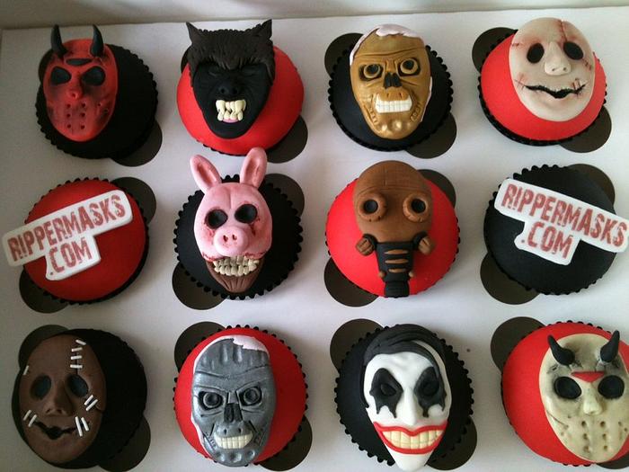 Ripper Masks.com cupcakes