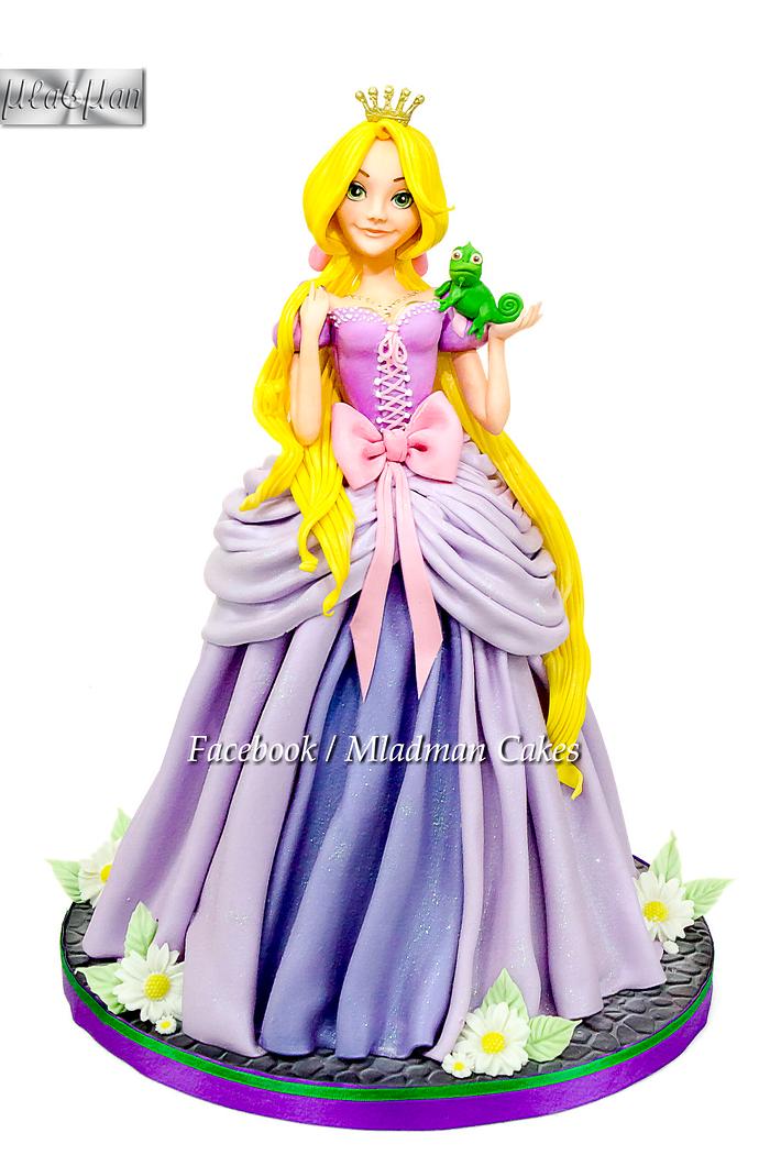 Rapunzel 3D Cake