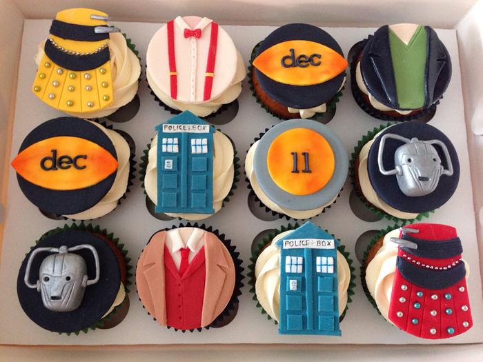 Dr Who cupcakes