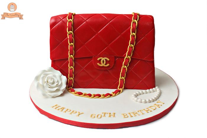 Chanel Purse cake | Chanel purse cake with hat box and Chane… | Flickr