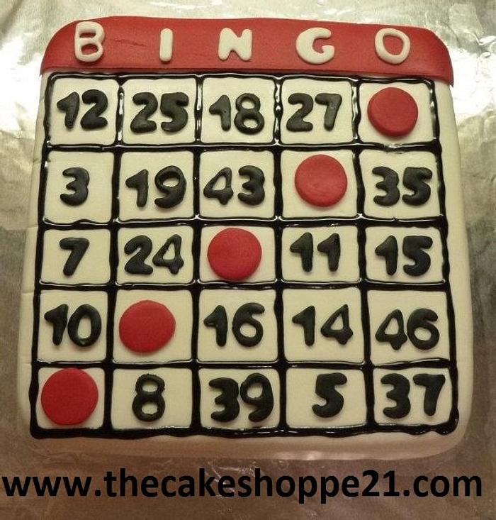 BINGO cake