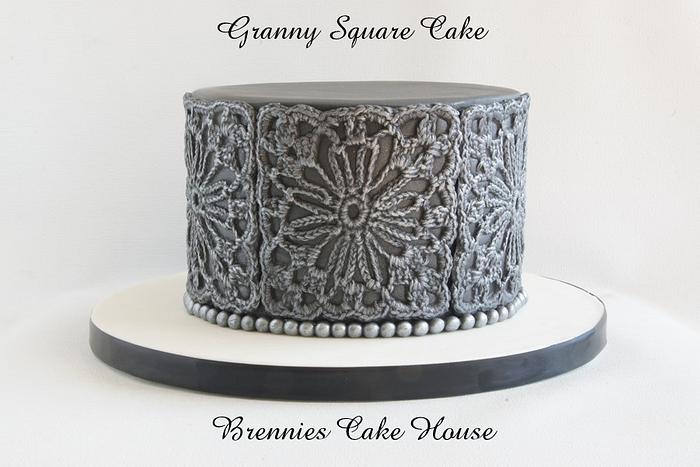 Granny Square Cake