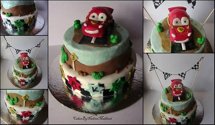 Cars Themed Cake