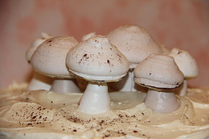 meringue mushrooms