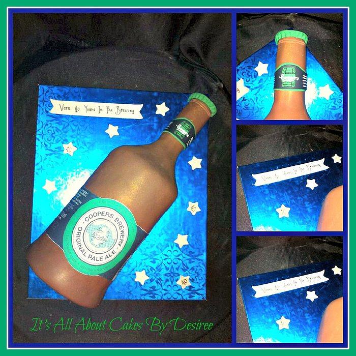 Coopers Pale Ale Beer Bottle Cake