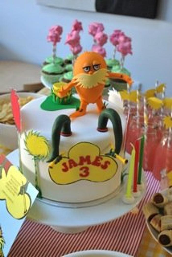 Lorax Birthday cake