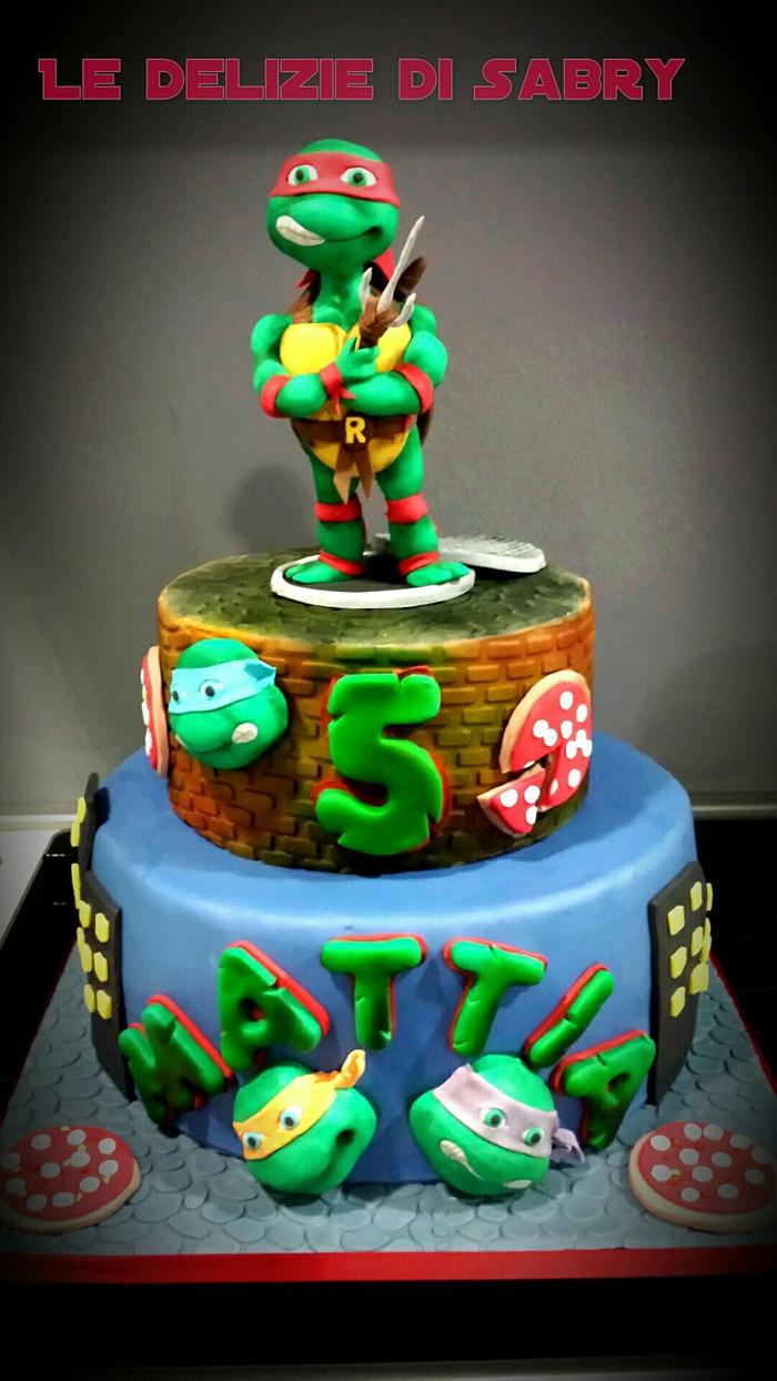 Ninja turtle's cake