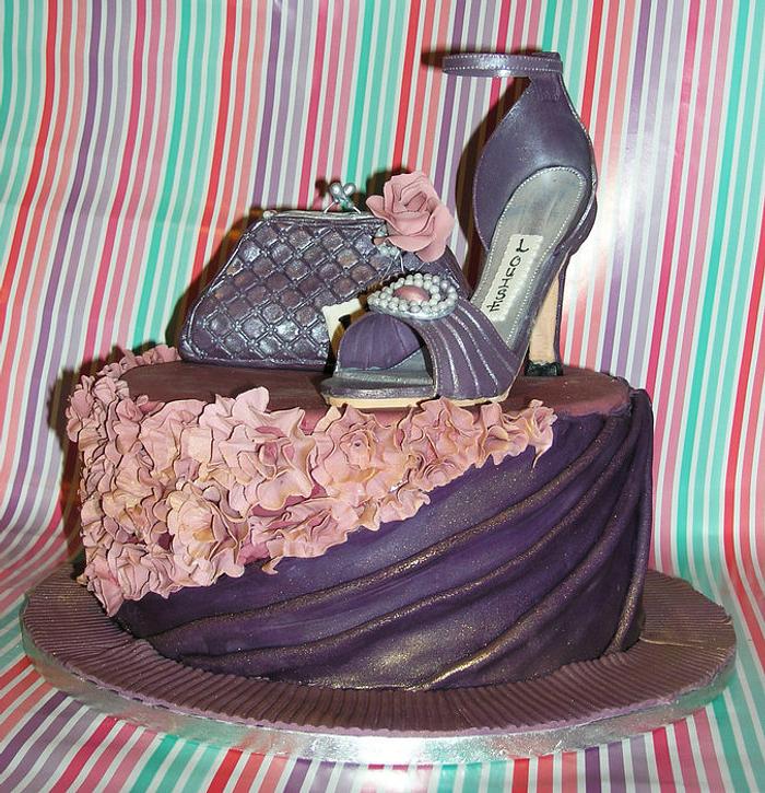 Shoe & Purse cake
