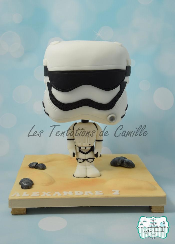Chibi Stormtrooper Cake