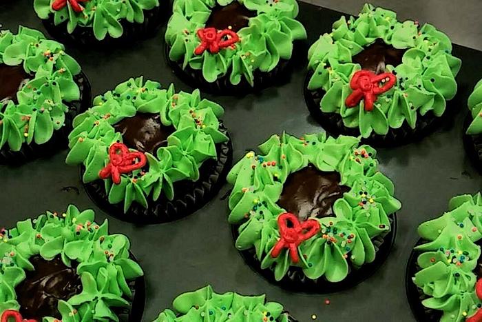 Cupcake Wreaths