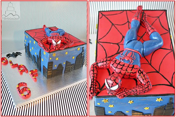 Spiderman cake :-)