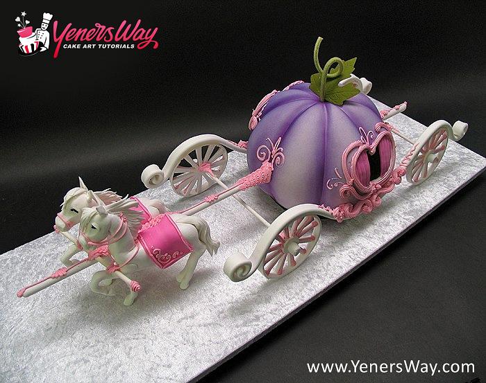 Cinderella's Pumpkin Carriage Cake