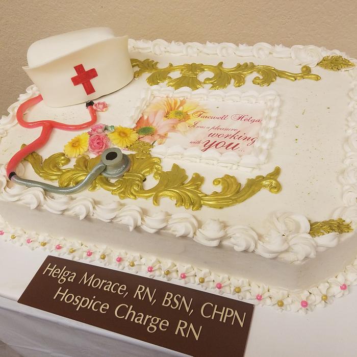 Nurse Farewell Cake