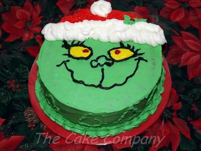 grinch christmas cake
