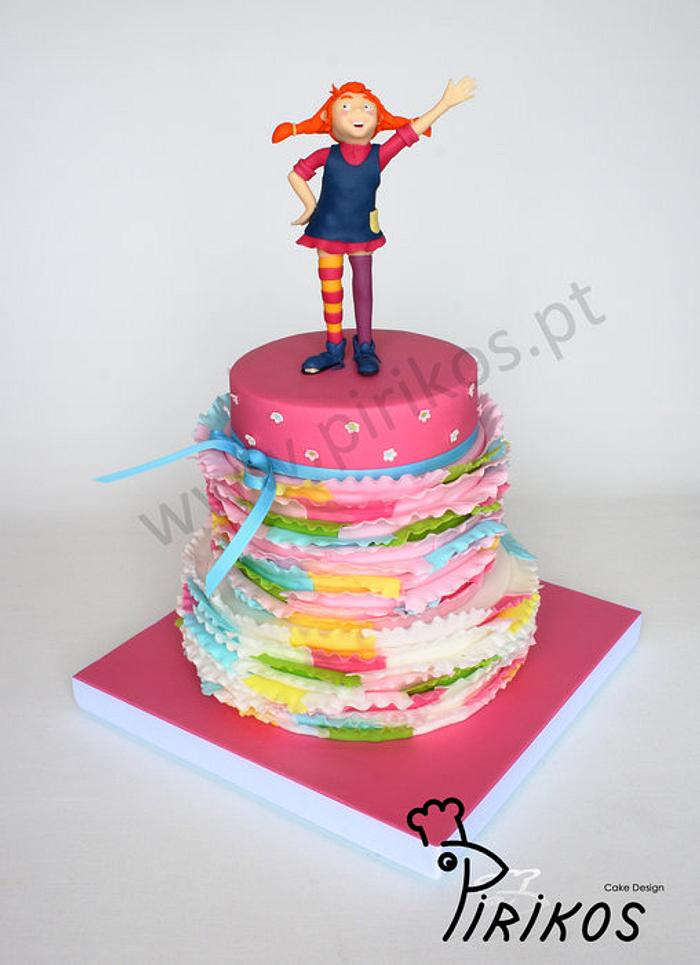 Pippi Longstocking Cake