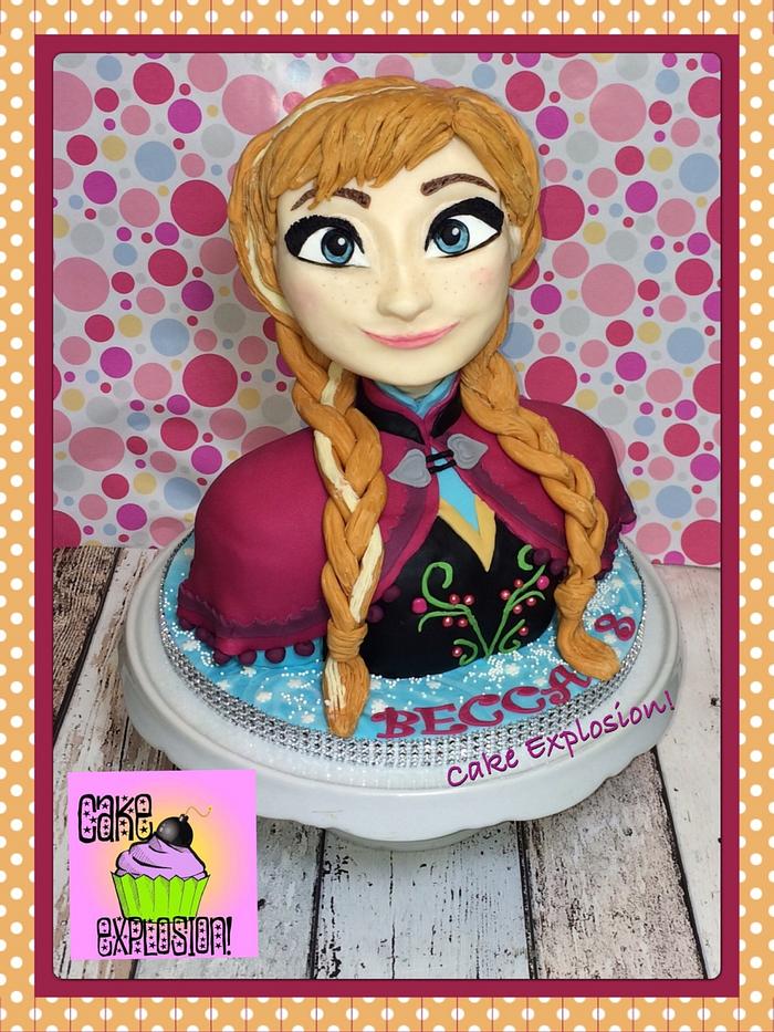 Frozen Party: Anna Cake & Elsa Cake Tutorial - Kids Activities | Saving  Money | Home Management | Motherhood on a Dime