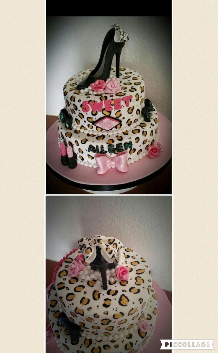 Leopard cakes