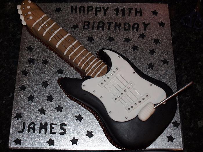 Electric Guitar cake