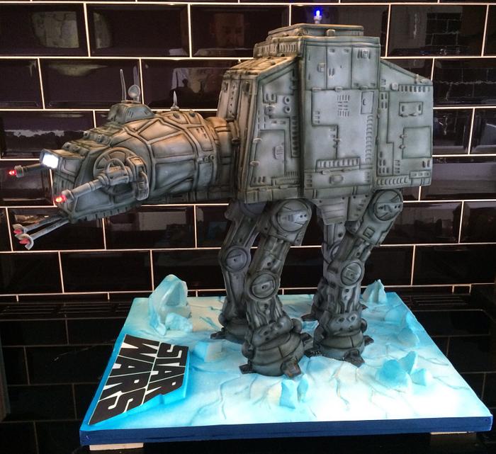 Star Wars At At 3D cake