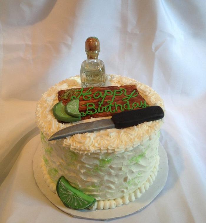 Drink up - Patron cake - Birthday cake