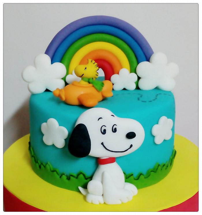 Mini torta de Snoopy