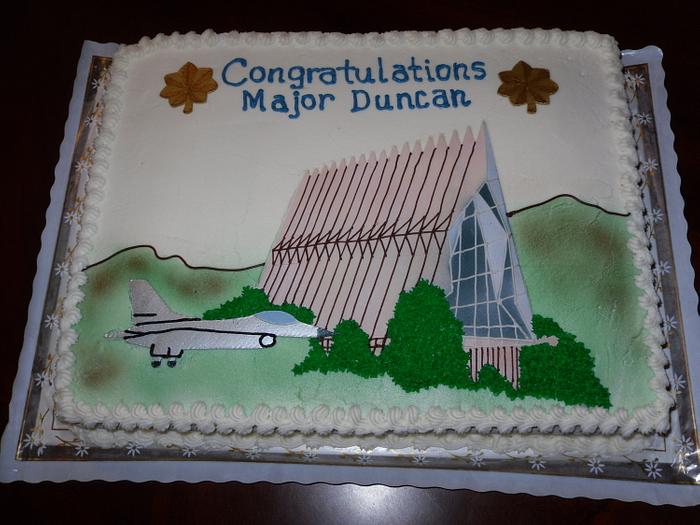 USAFA Chapel Cake