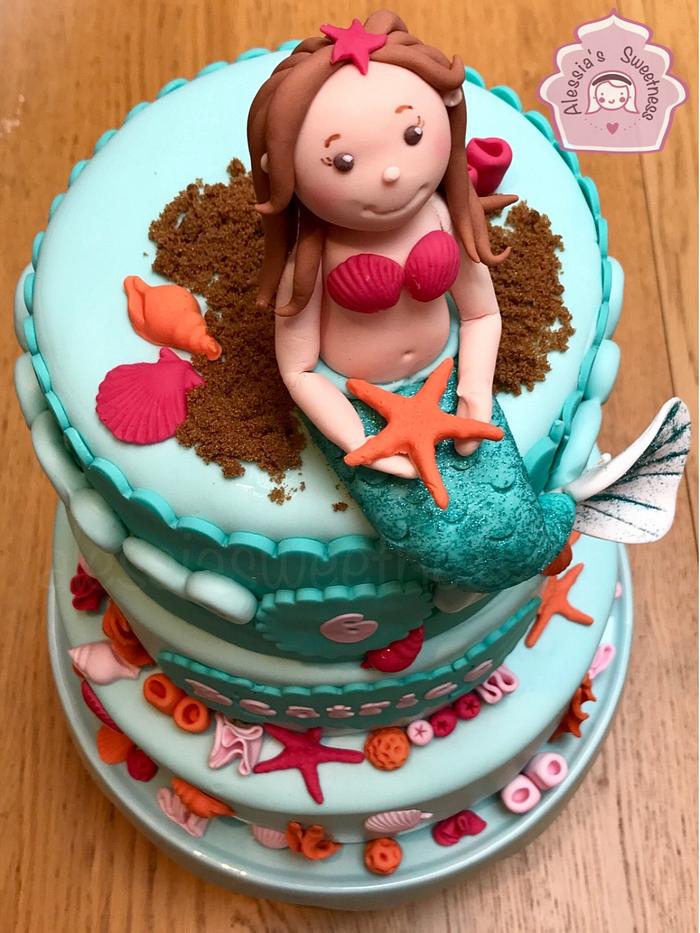 Under the sea Mermaid cake