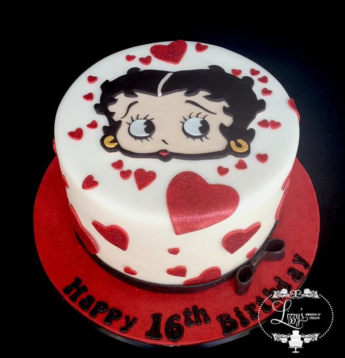 Betty Boop Birthday cake