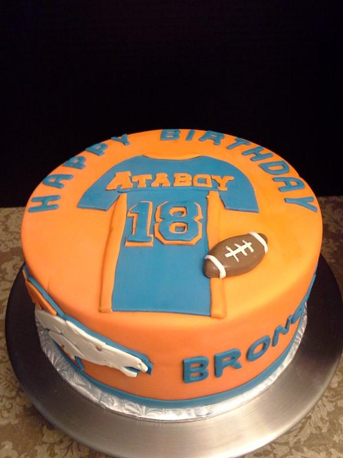 Denver Bronos Cake