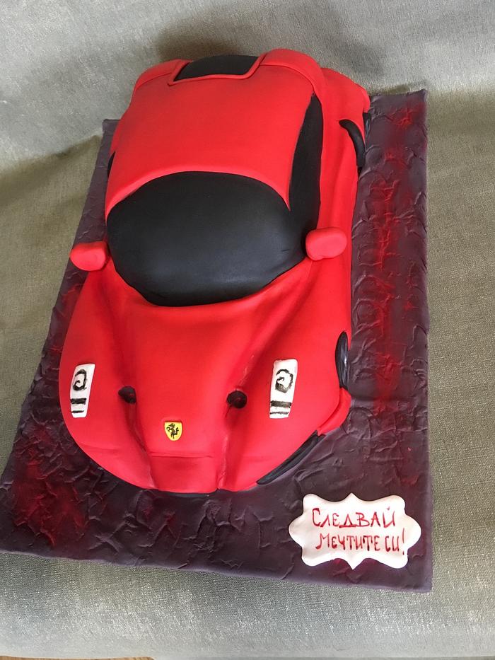 Ferrari cake