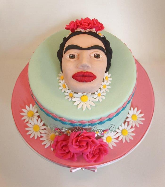 Frida Kahlo - Decorated Cake by Cake My Day - CakesDecor