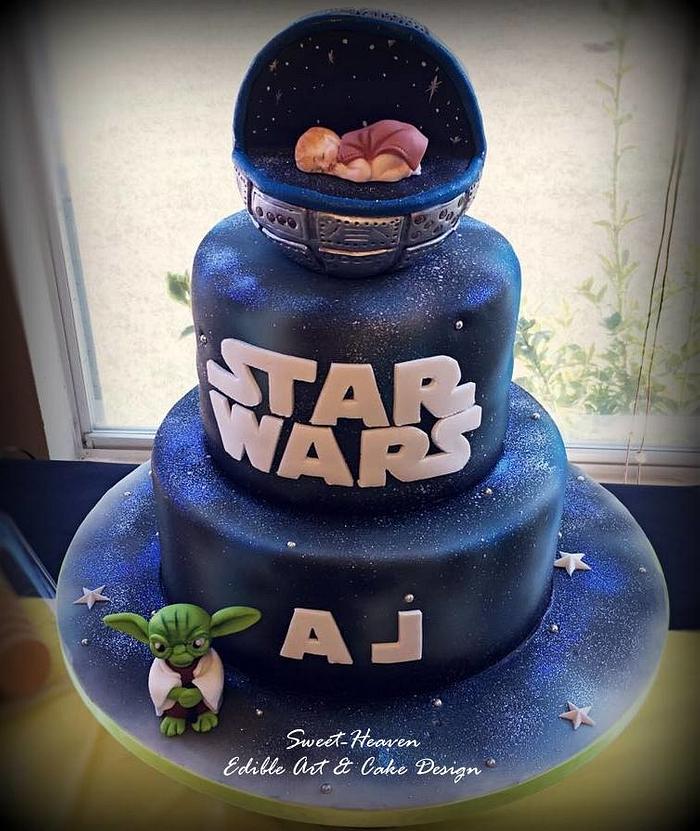 Afhankelijk historisch Spookachtig Star Wars Baby Shower - Decorated Cake by Sweet Heaven - CakesDecor