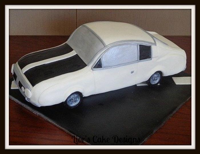Dodge Charger cake topper