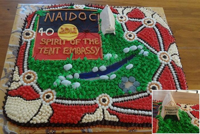 NAIDOC Spirit of the Tent Embassy Cake
