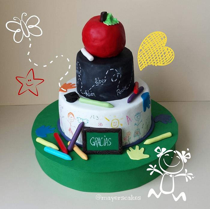 Thanks Teachers cake!