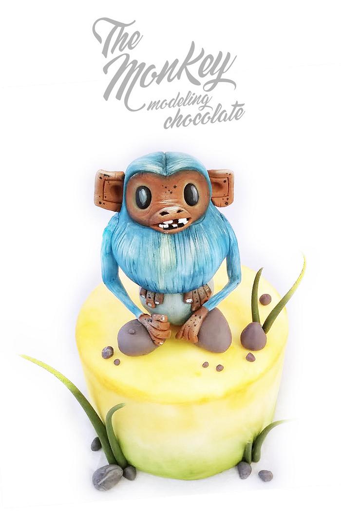 Chocolate plástico Modelado Blue Monkey