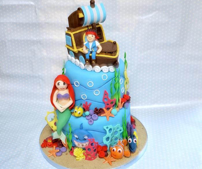 Disney Under the Sea Cake!