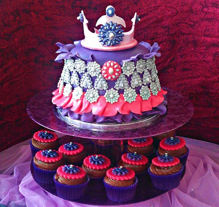 Princess 20th Birthday Cake 