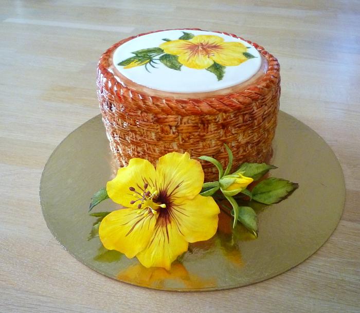 Hibiscus cake 