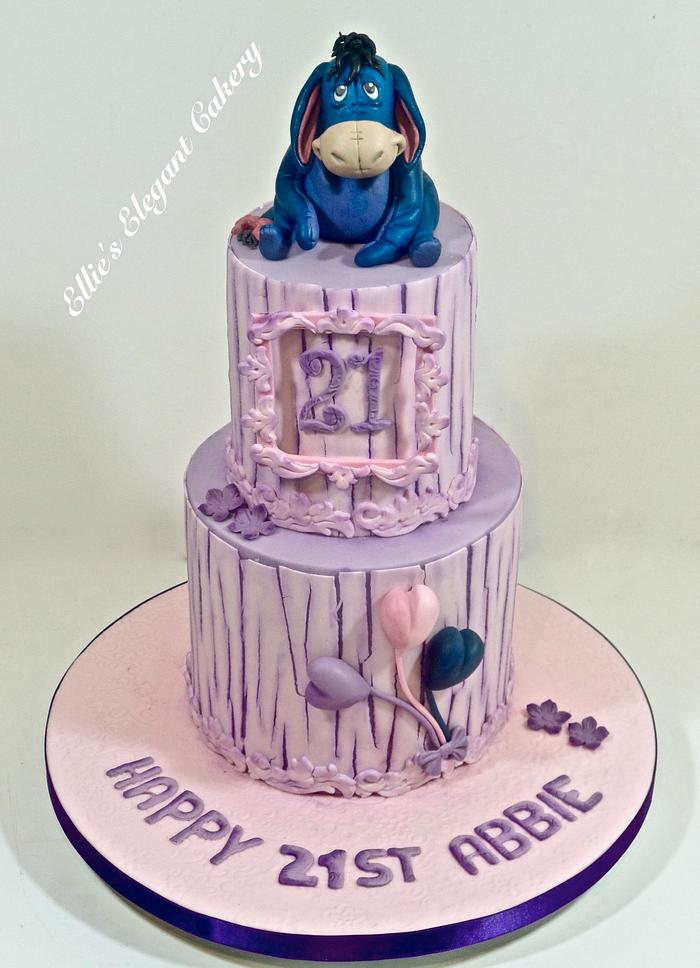 Eeyore 21st Birthday Cake