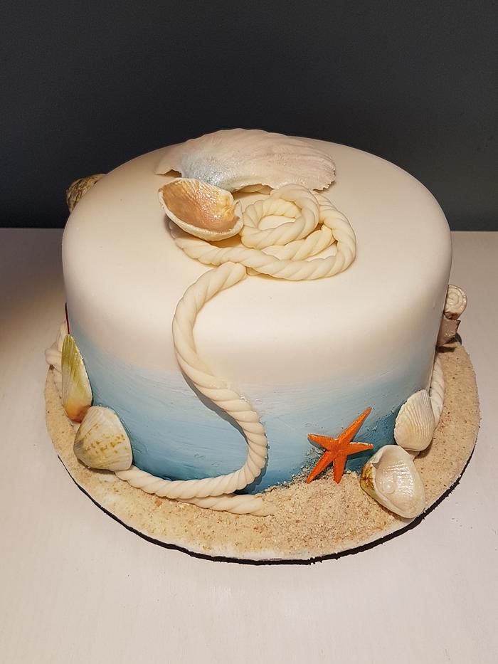 seashells cake