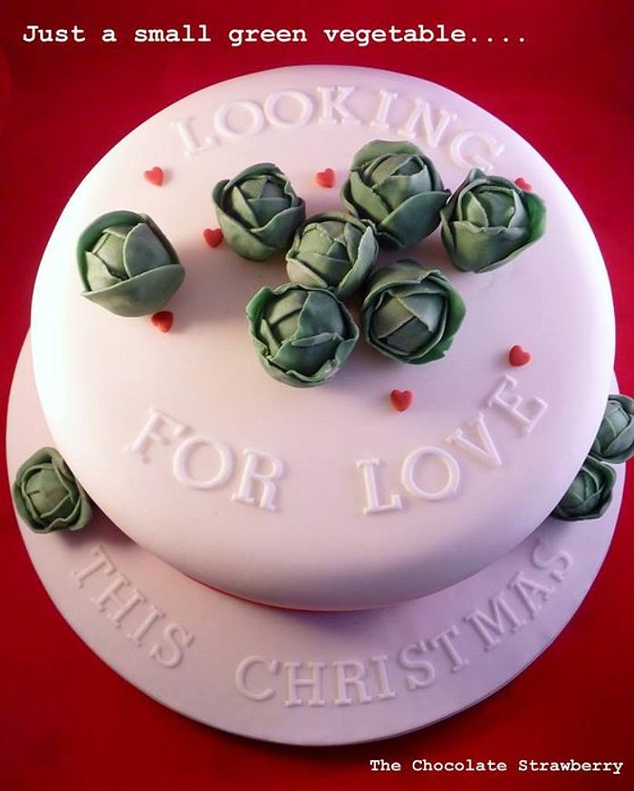 Brussel Sprout Christmas Cake