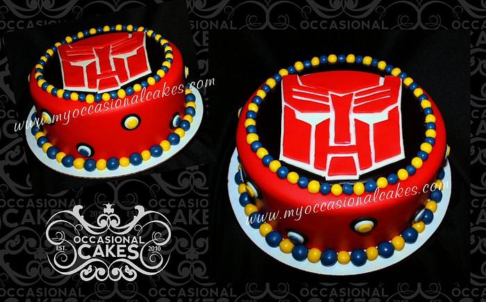 Autobots Birthday Cake