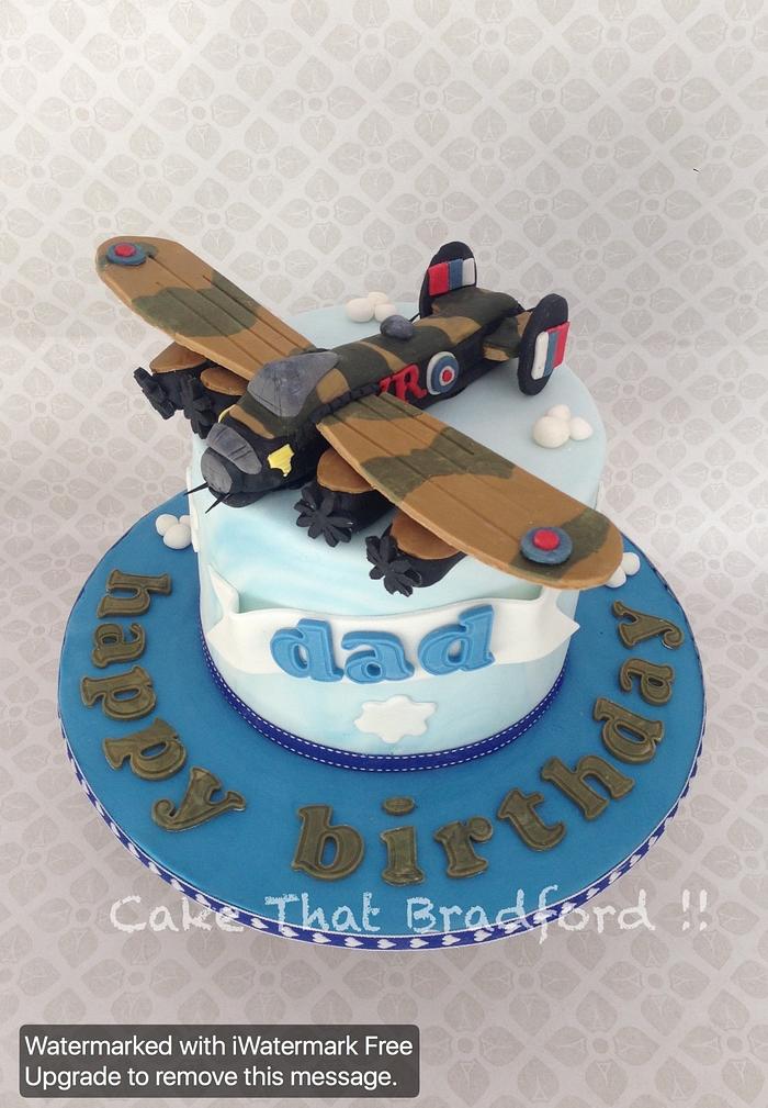 Lancaster Bomber cake