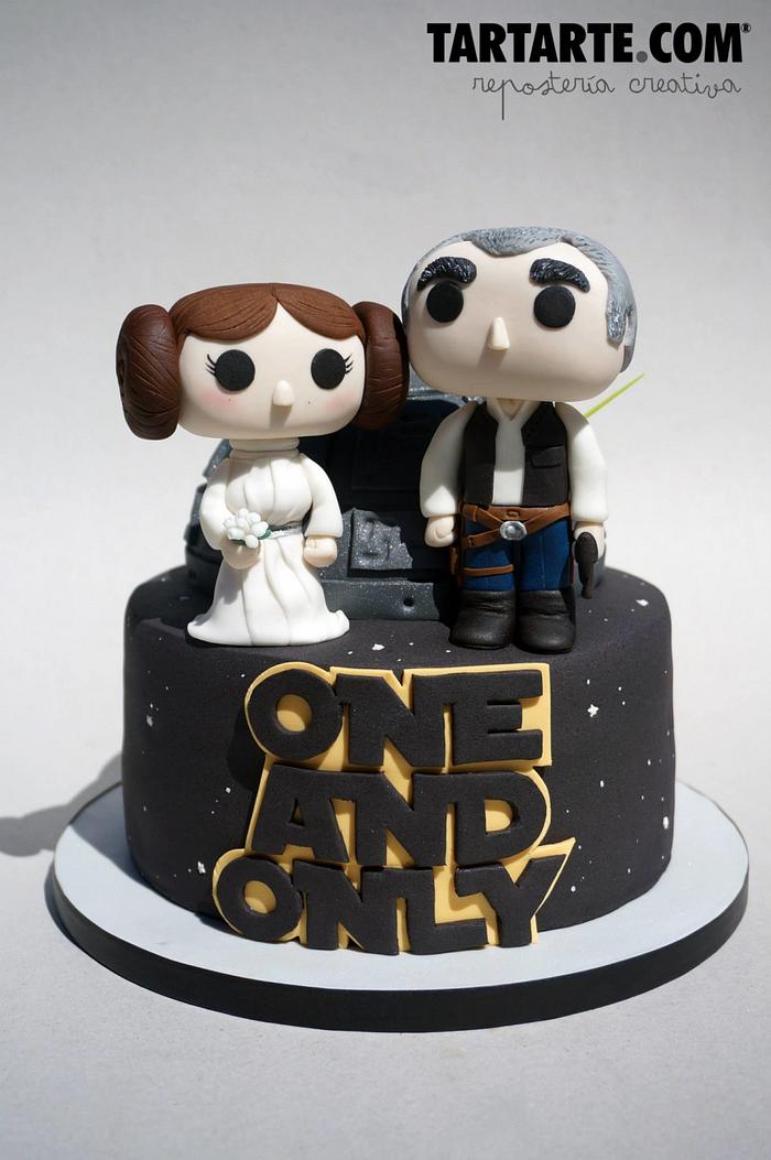 Star Wars Wedding Cake: One and Only - Decorated Cake by - CakesDecor